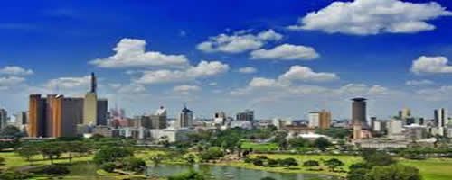 Nairobi city skyline